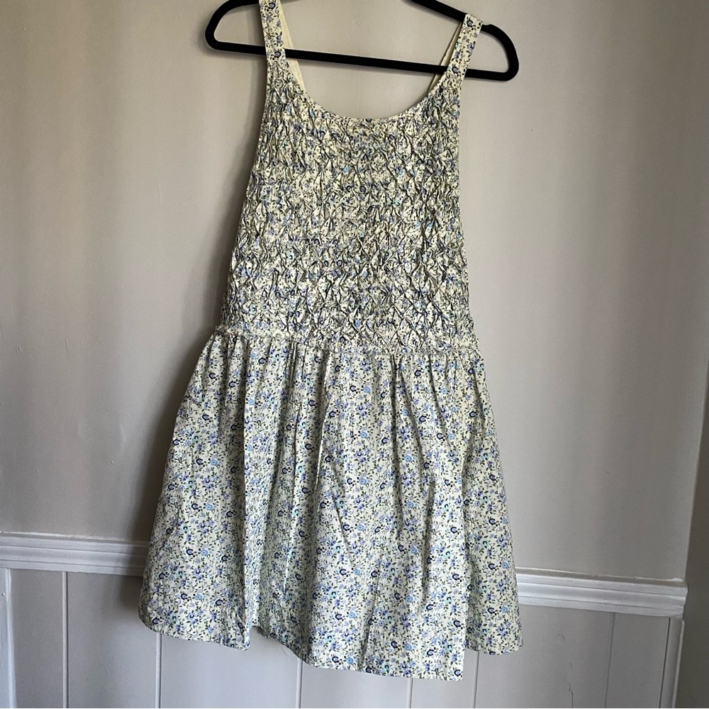 Free People Pinafore Calico Dress NWT